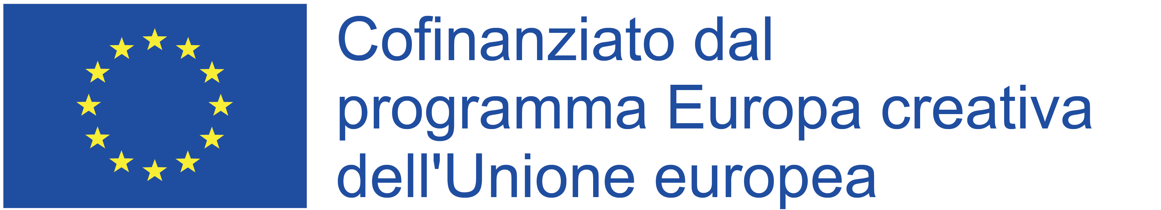 Logo Cofinanziamento Europa Creativa dell'Unione Europea