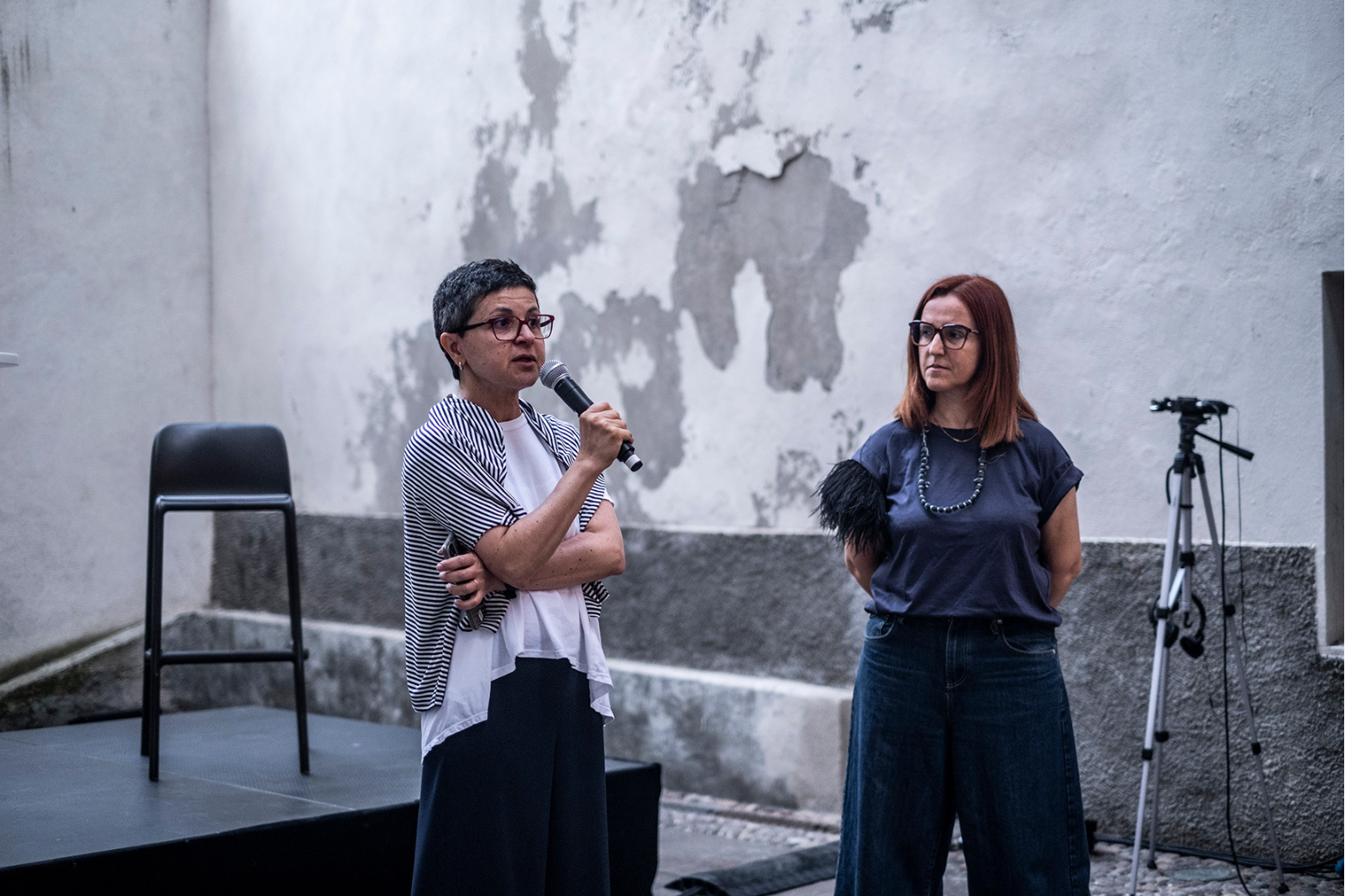 In foto, Ilaria Angelone e Valeria Raimondi a Pergine Festival 2023